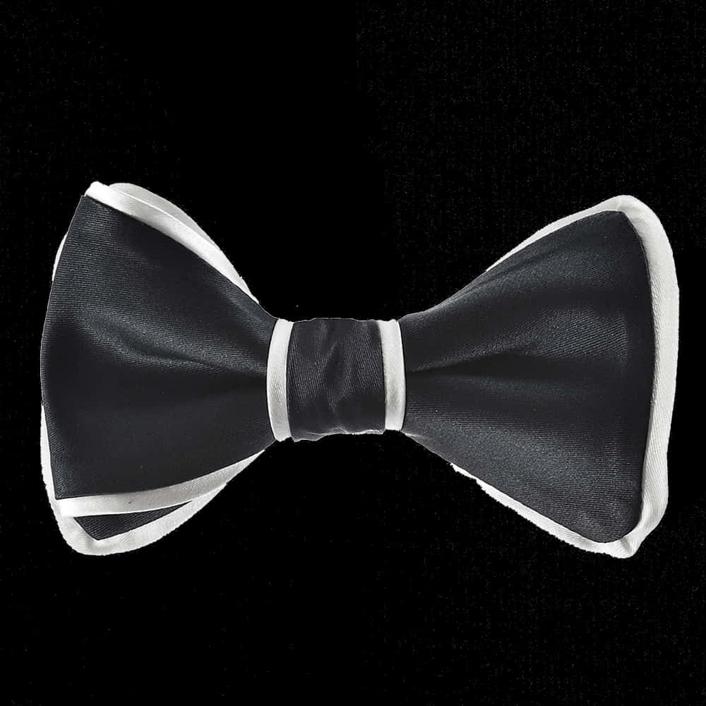 Elegant Black Bow Tie PNG
