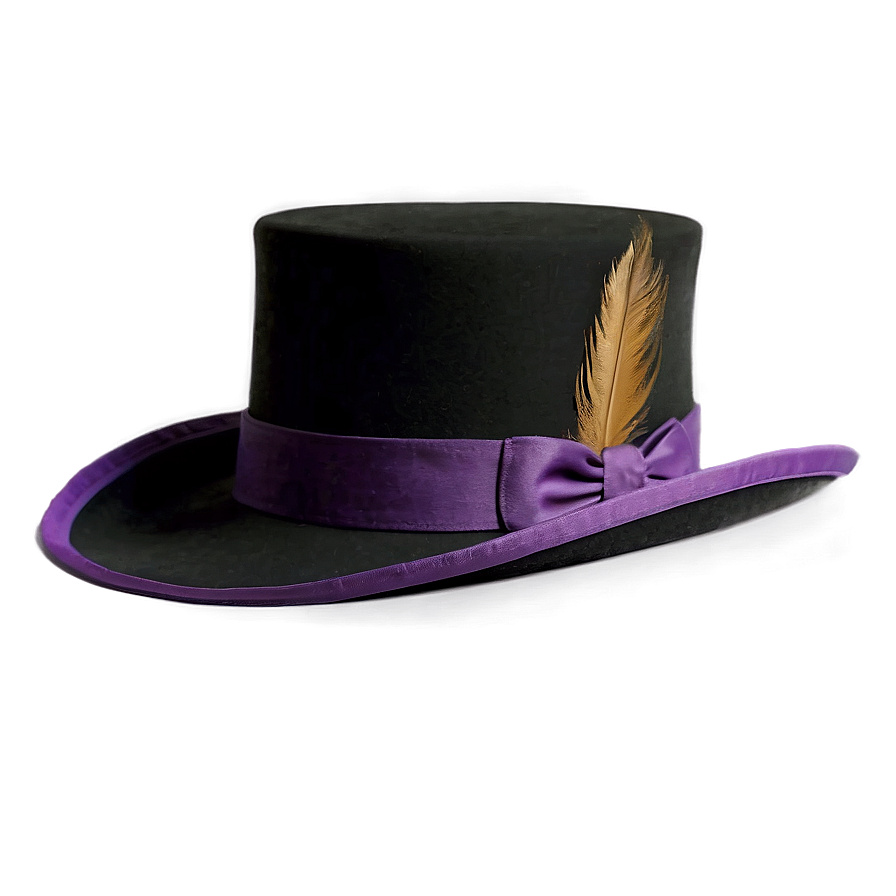 Elegant Black Top Hat Png Ssl PNG