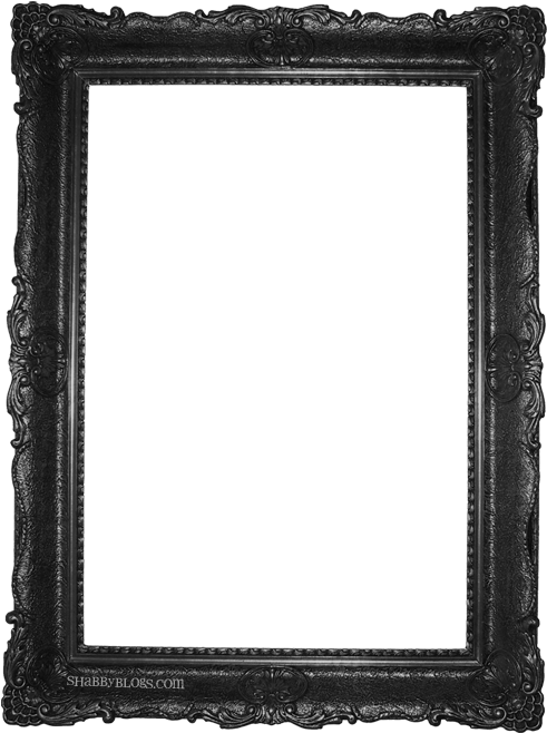 Download Elegant Black Vintage Photo Frame | Wallpapers.com