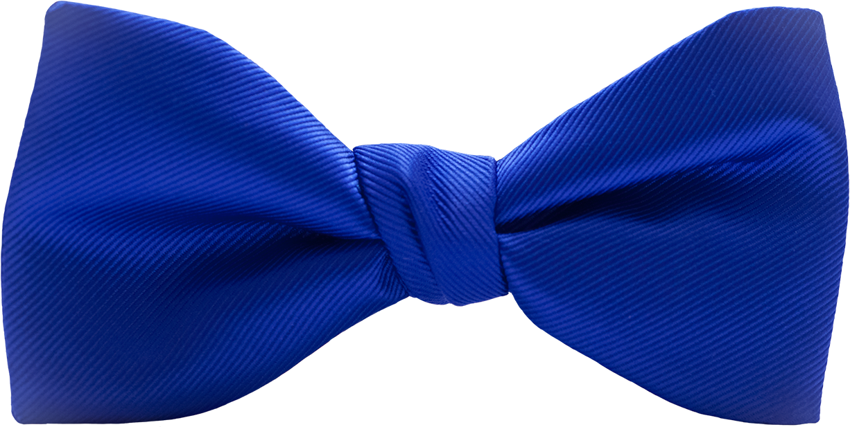 Elegant Blue Bow Tie PNG