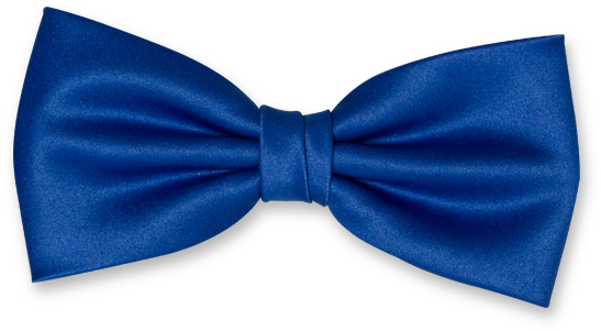 Elegant Blue Bow Tie PNG