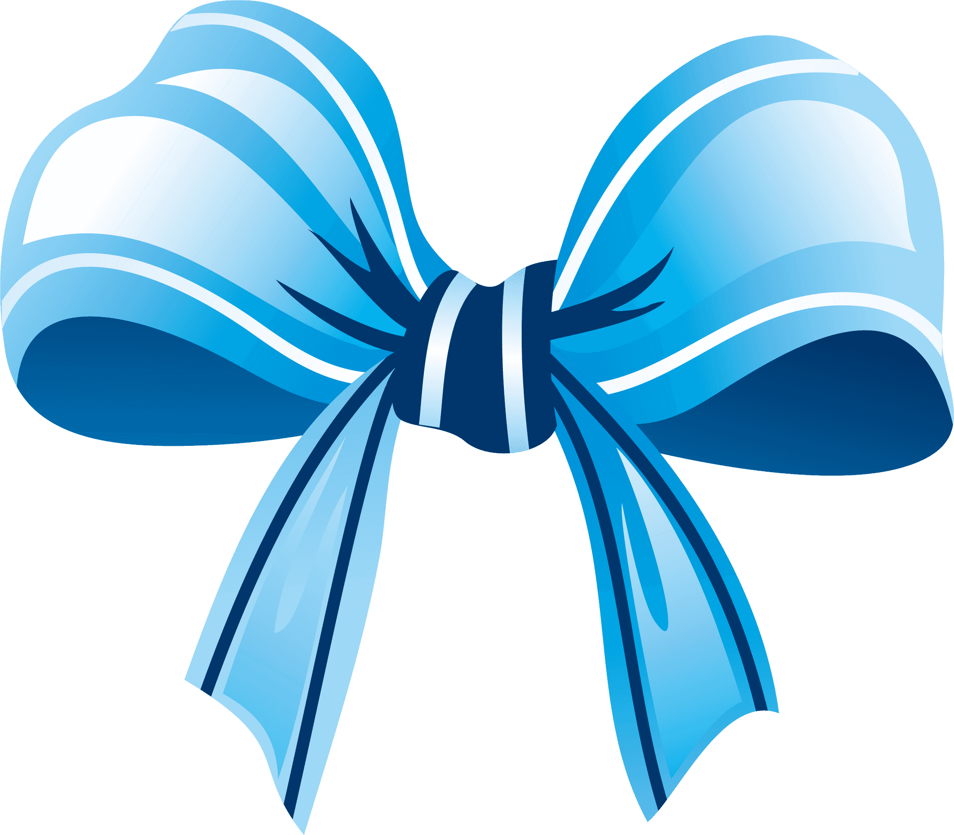 Download Elegant Blue Ribbon Graphic 