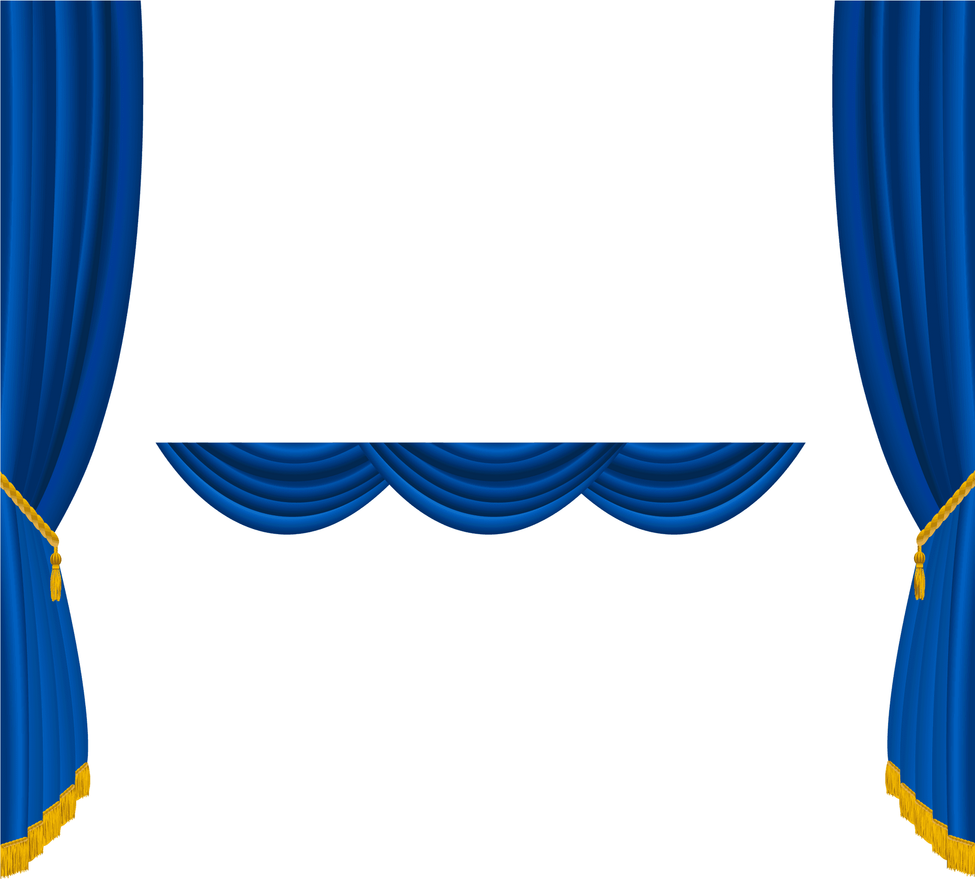 Download Elegant Blue Theater Curtains | Wallpapers.com