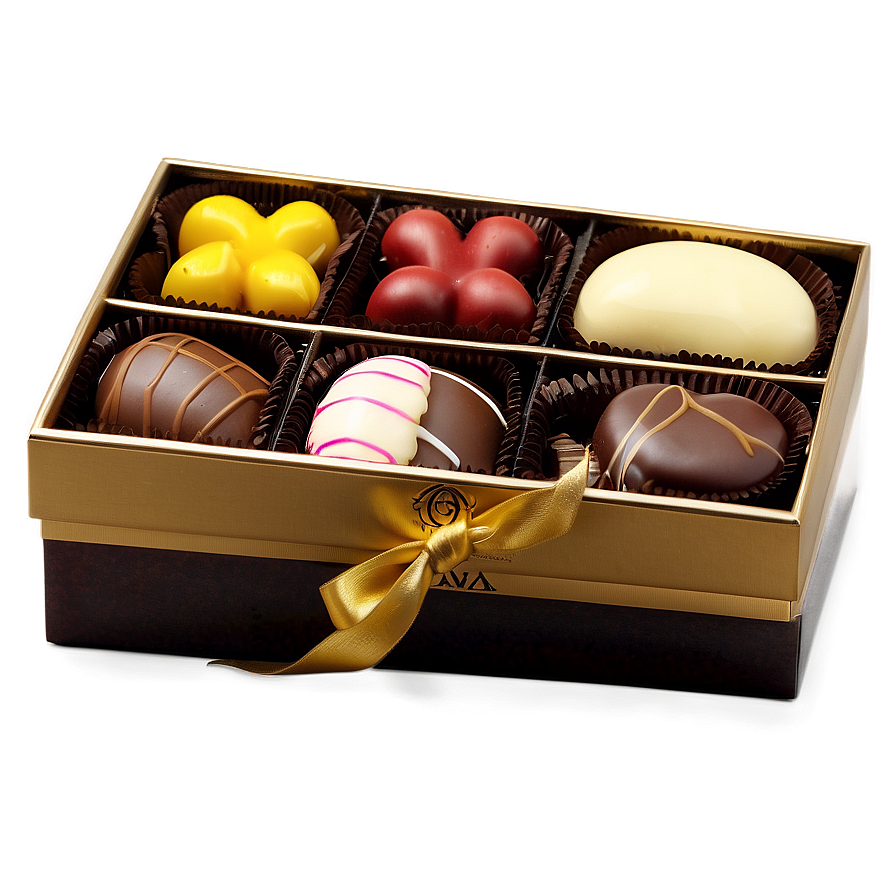 Elegant Box Of Chocolates Png Mwn92 PNG