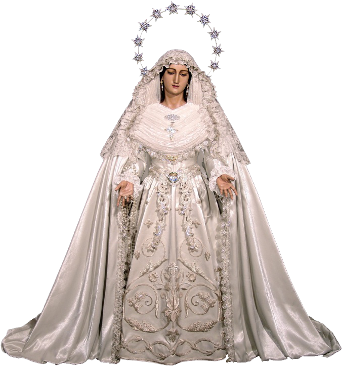 Elegant Bridal Statue PNG