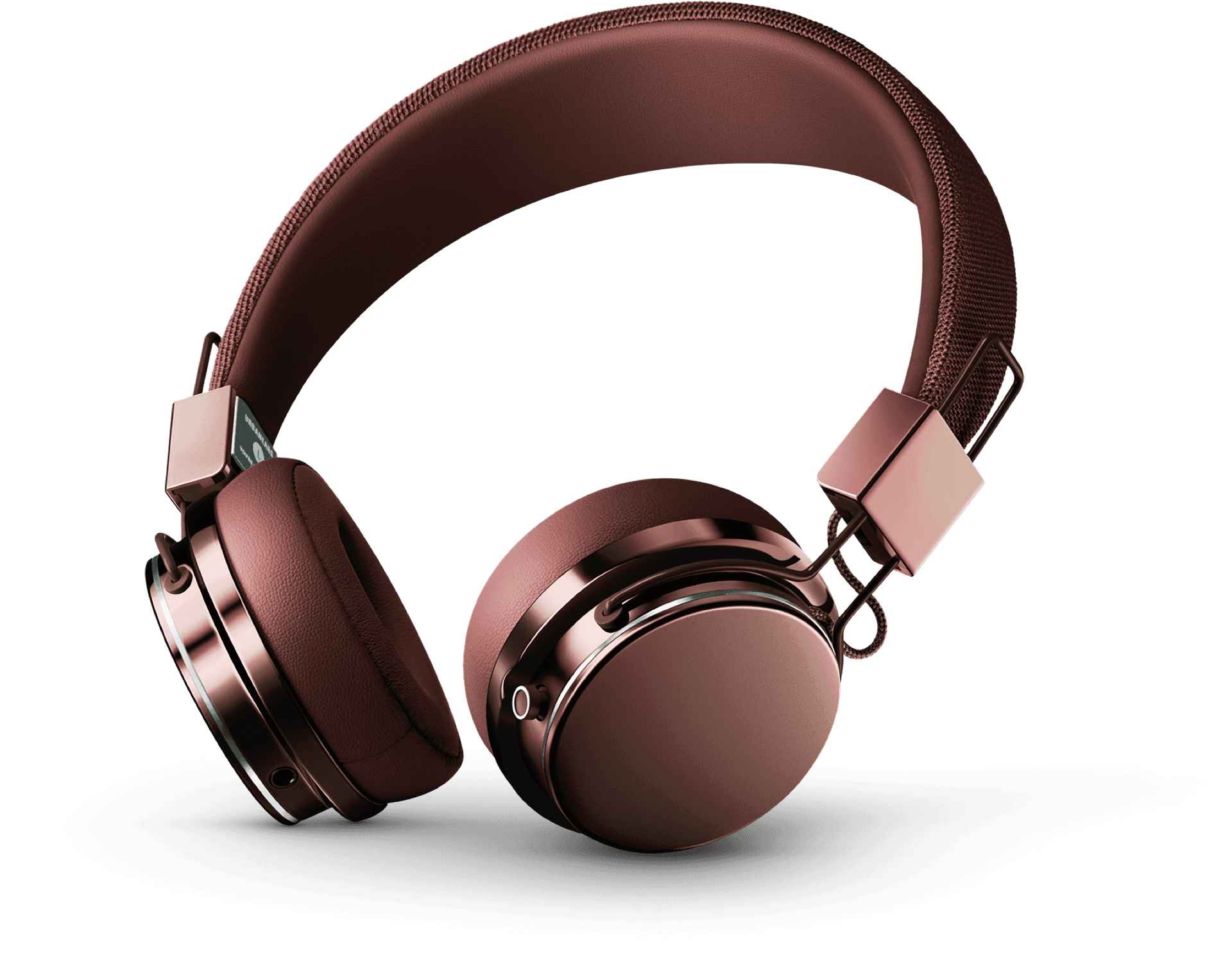 Elegant Brown Over Ear Headphones PNG