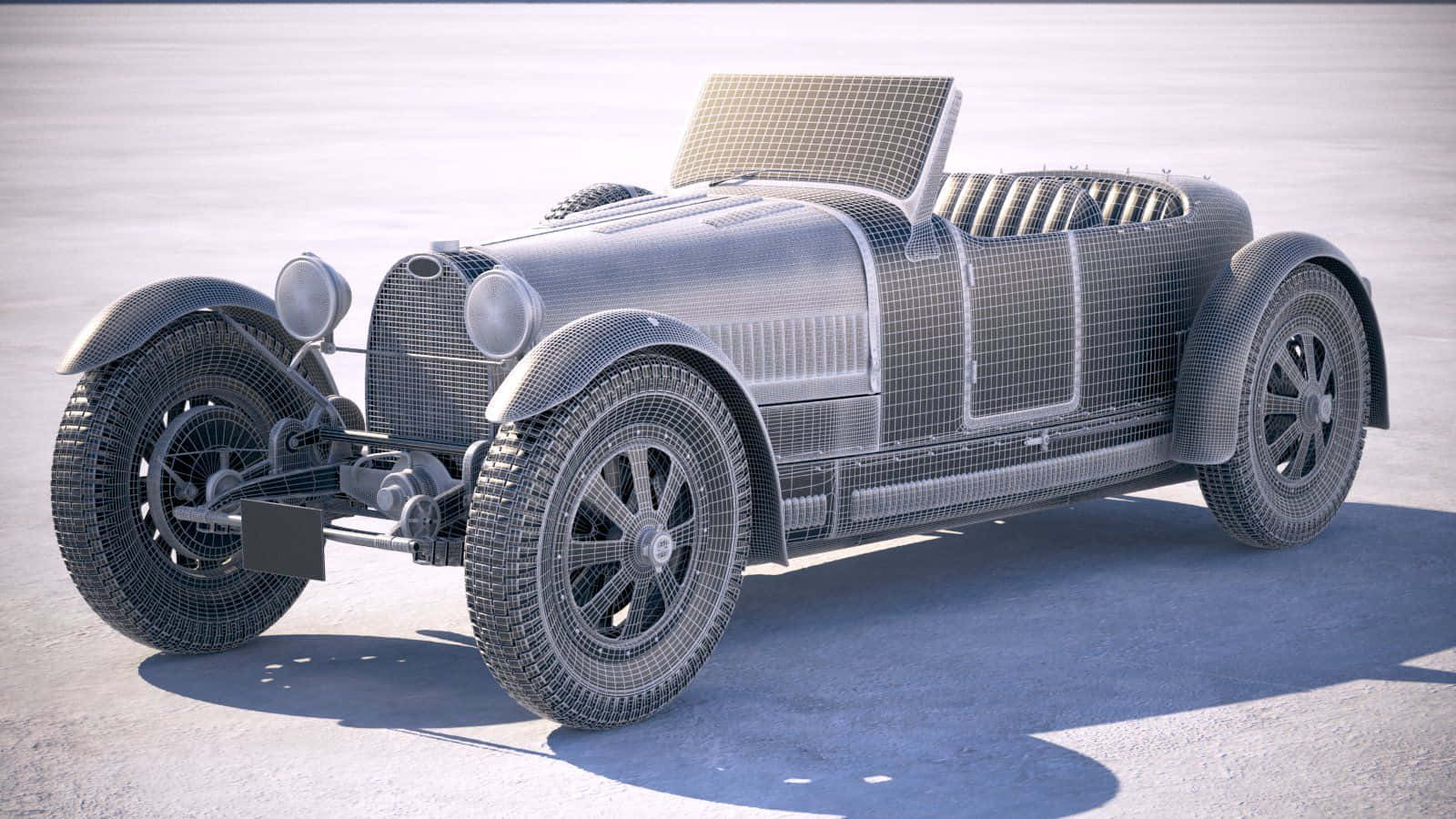Elegant Bugatti Type 41 Royale Classic Car Wallpaper