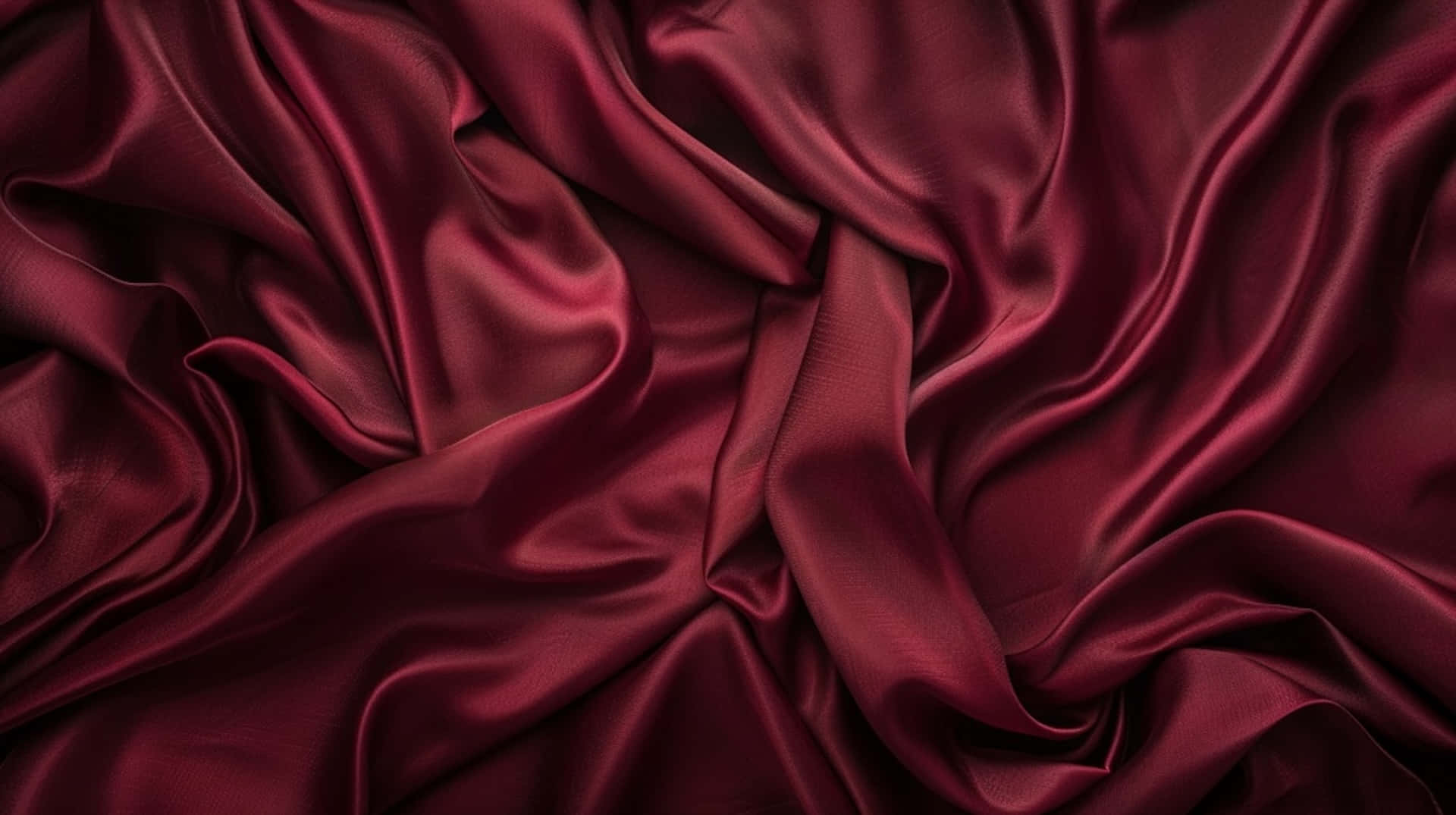 Elegant Burgundy Satin Fabric Texture Wallpaper