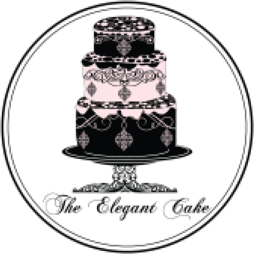 Elegant Cake Logo Design PNG