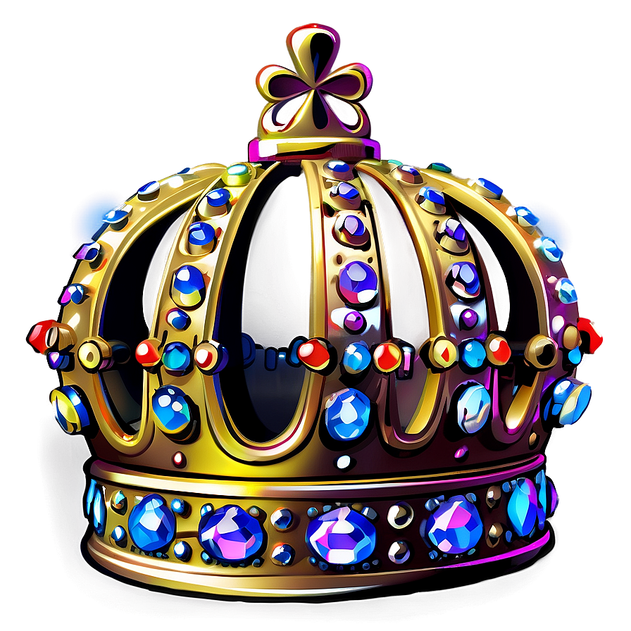 Elegant Cartoon Crown Png 39 PNG