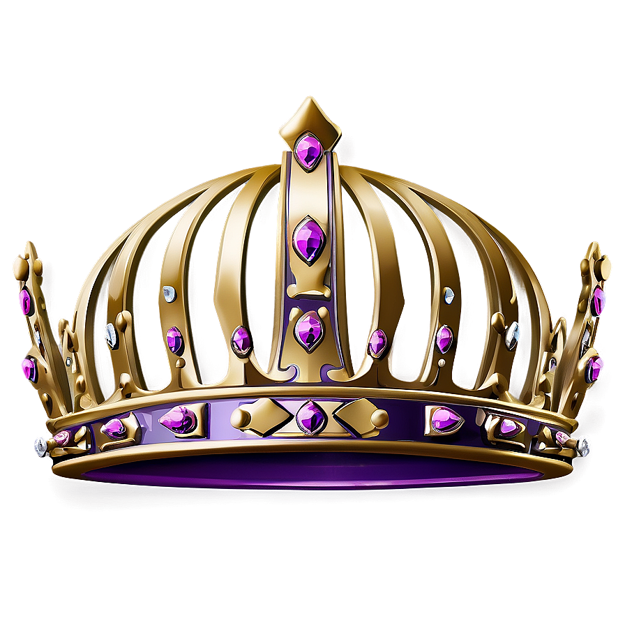 Elegant Cartoon Crown Png 7 PNG