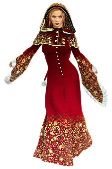 Elegant Christmas Costume PNG