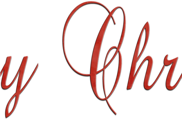 Elegant Christmas Script Text PNG