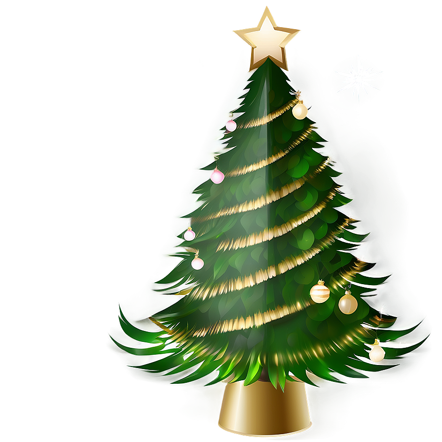 Elegant Christmas Tree Transparent Png Avg30 PNG