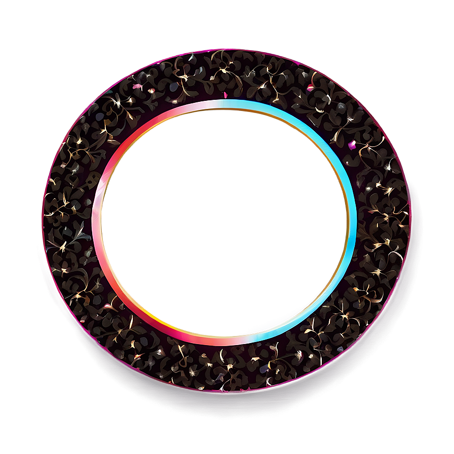 Elegant Circle Frame Png Emy PNG