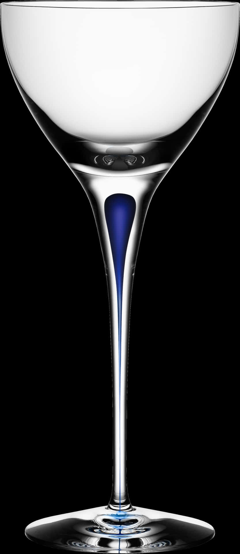 Elegant Cocktail Glass Black Background PNG