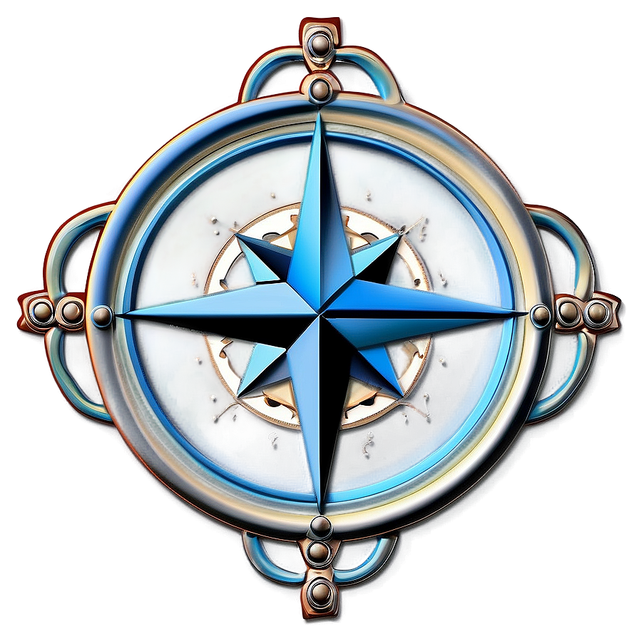Elegant Compass Rose Outline Png 42 PNG