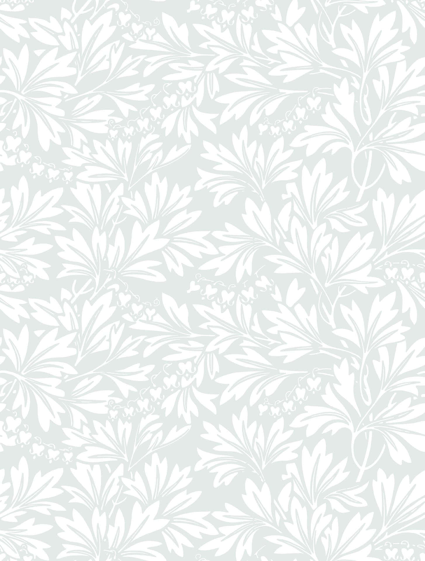 Elegant Conventional Light Gray Florist Shop Wallpaper