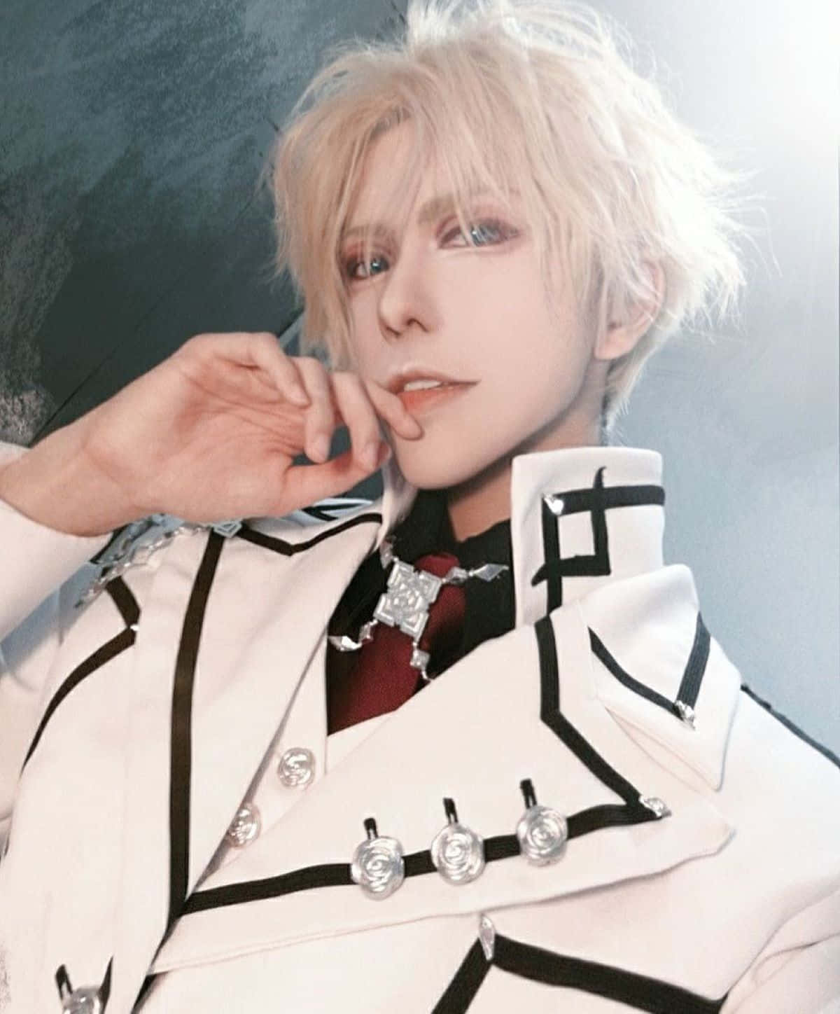 Elegante Cosplay Van Anime Personage Hanabusa Aido Achtergrond