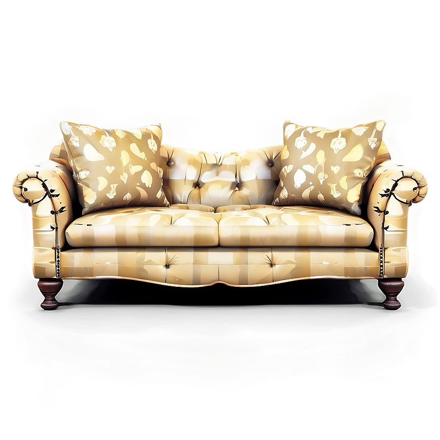 Elegant Couch Silhouette Png Aft PNG