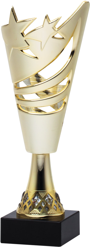 Elegant Cricket Trophy Design PNG