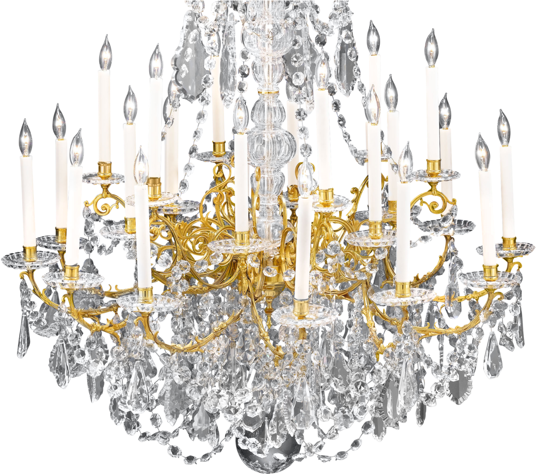 Download Elegant Crystal Chandelier | Wallpapers.com