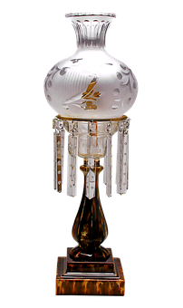 Elegant Crystal Perfume Bottle PNG