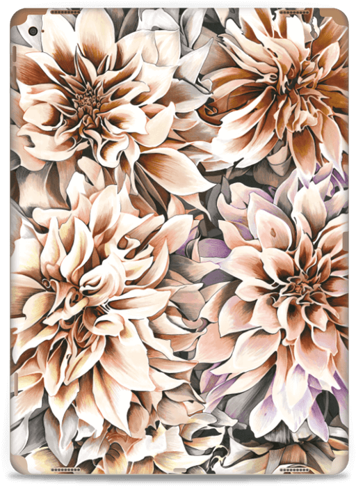 Elegant Dahlia Artwork PNG