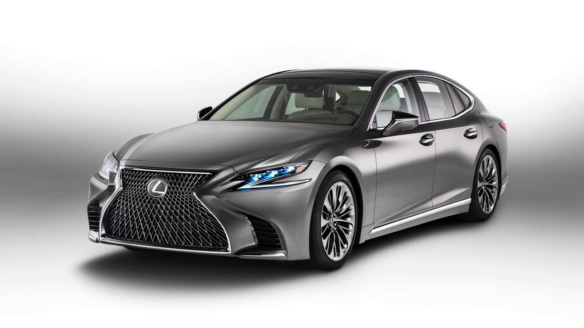 Elegant Design Of Lexus Ls In Full Display Wallpaper