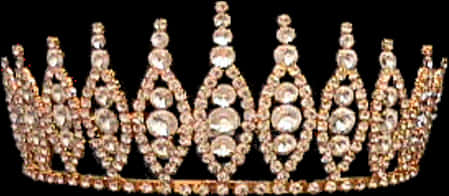 Elegant Diamond Crown PNG