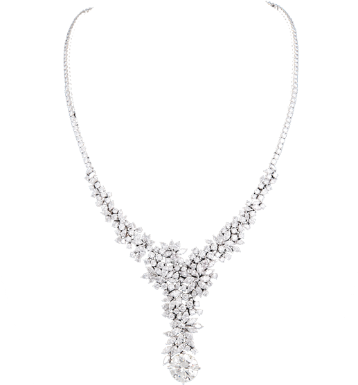 Download Elegant Diamond Necklace Design | Wallpapers.com