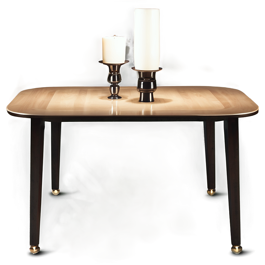 Elegant Dining Table Png Svu6 PNG