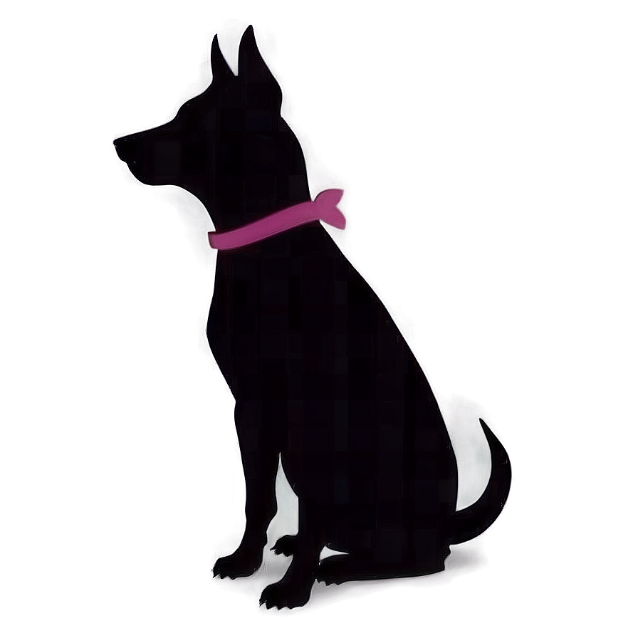 Elegant Dog Silhouette Png Rdq PNG