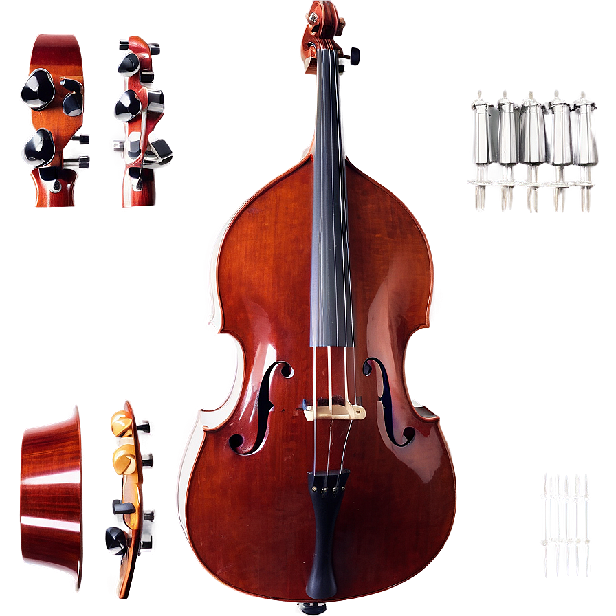 Elegant Double Bass Png 28 PNG