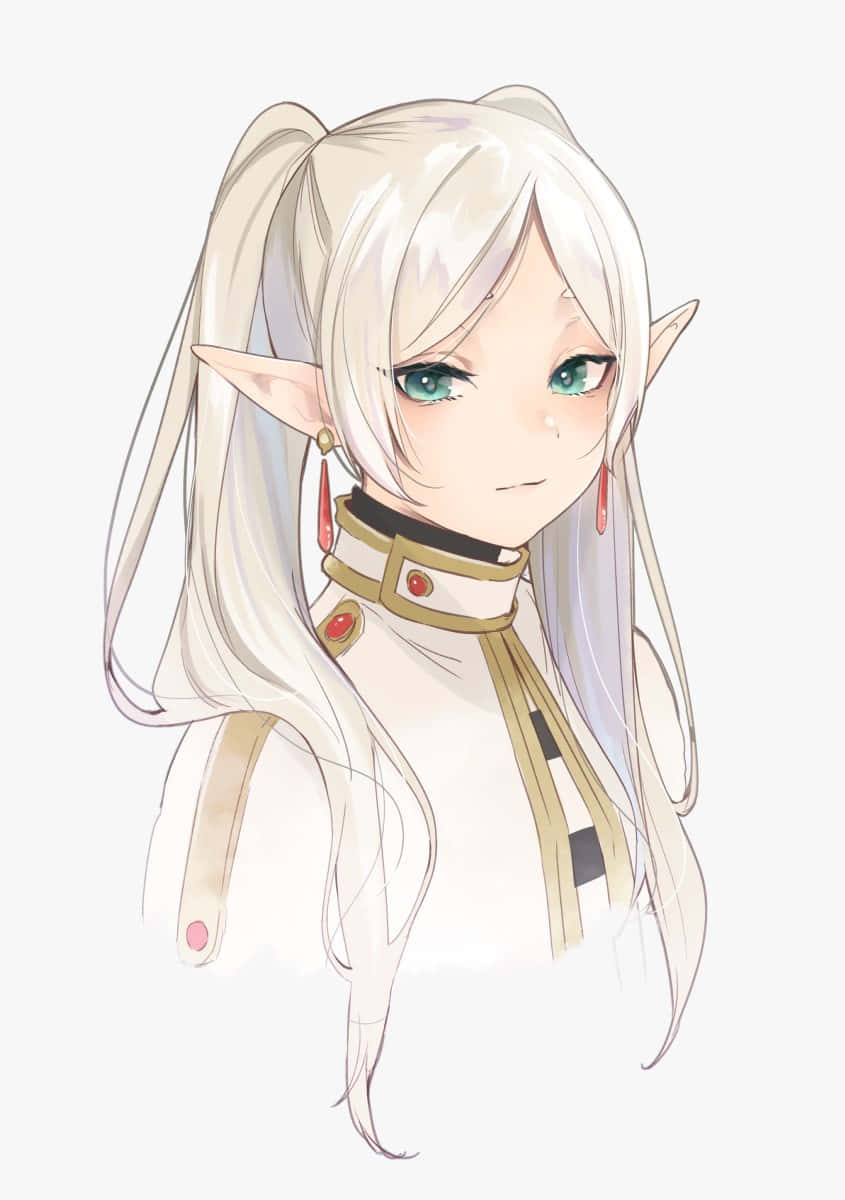 Elegant Elf Portrait Wallpaper