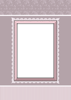 Elegant Empty Frameon Wallpaper PNG