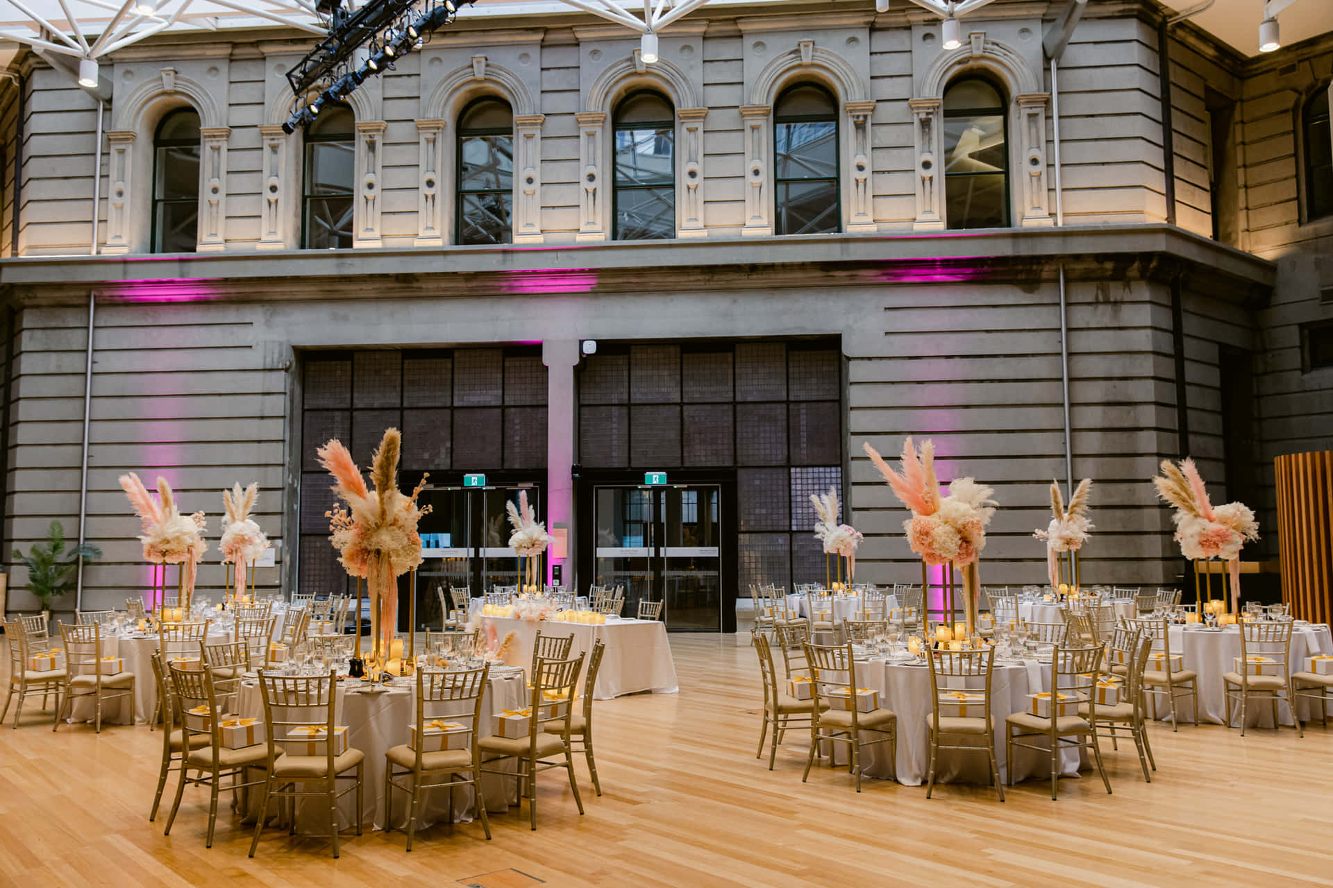 Elegant Event Setup State Library Wallpaper