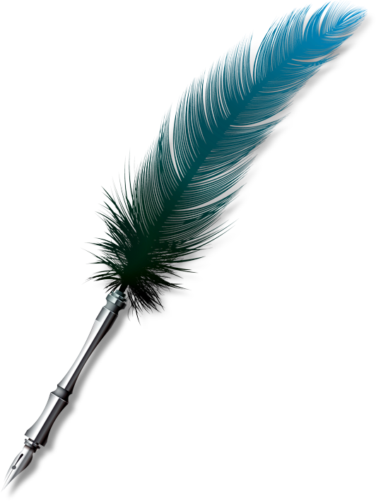 Elegant Feather Pen.png PNG