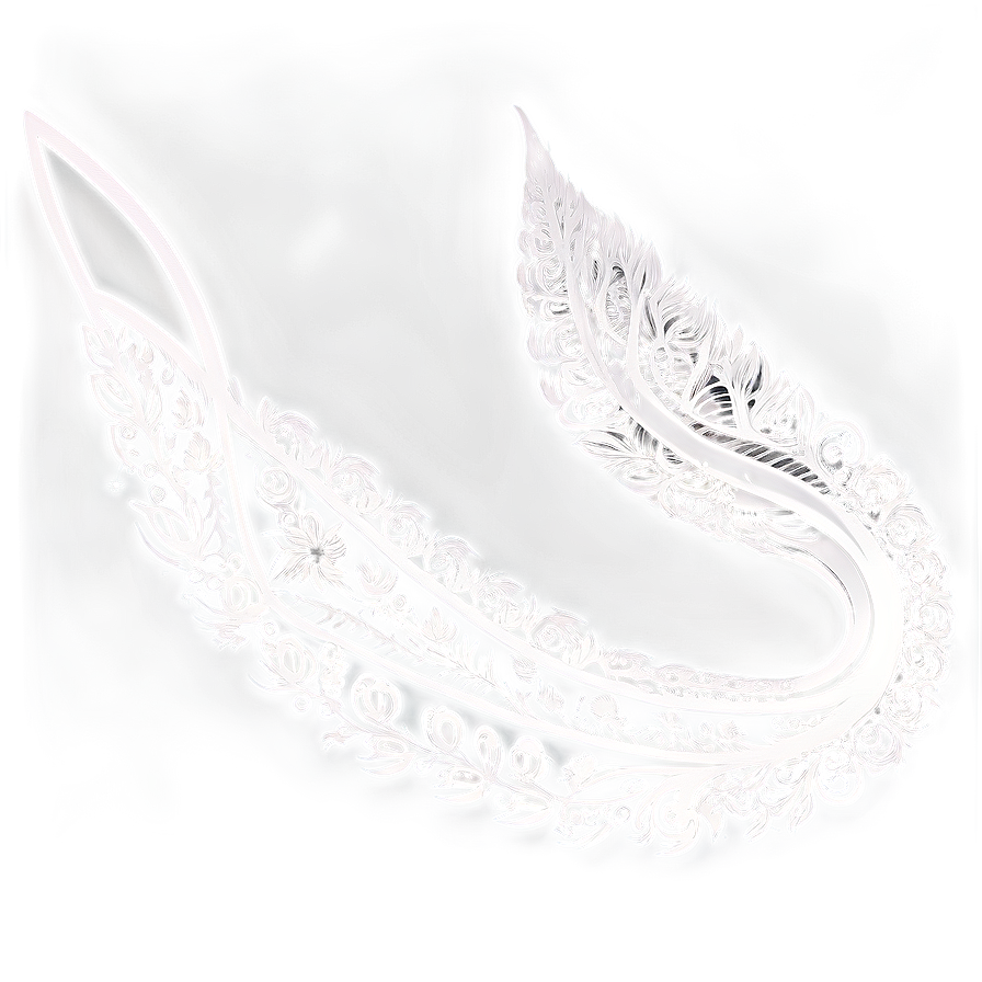 Elegant Feather Vector Art PNG