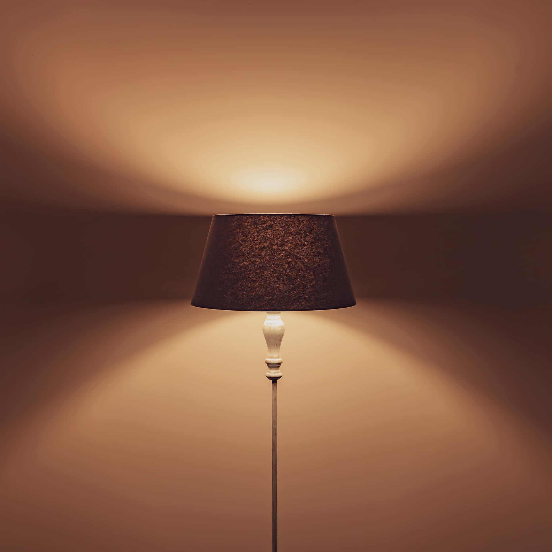 Elegant Floor Lamp Illumination Wallpaper