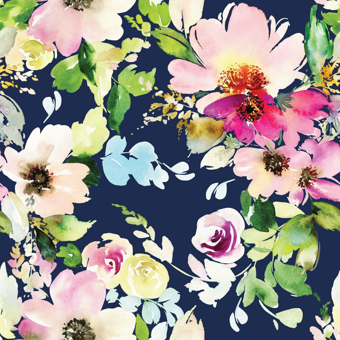 Elegant Floral Design Wallpaper Wallpaper