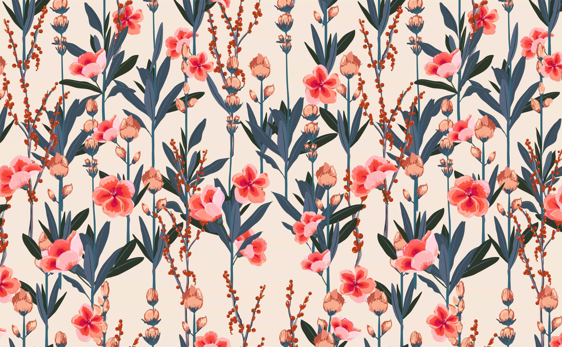 Elegant Floral Wallpaper Wallpaper