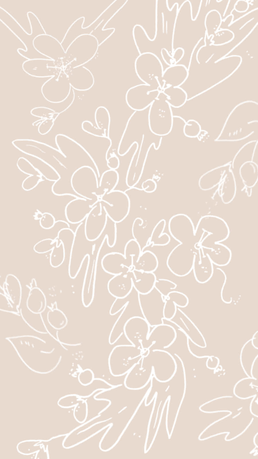 Elegant Floral Wallpaper: A Symphony of Nature's Beauty Wallpaper