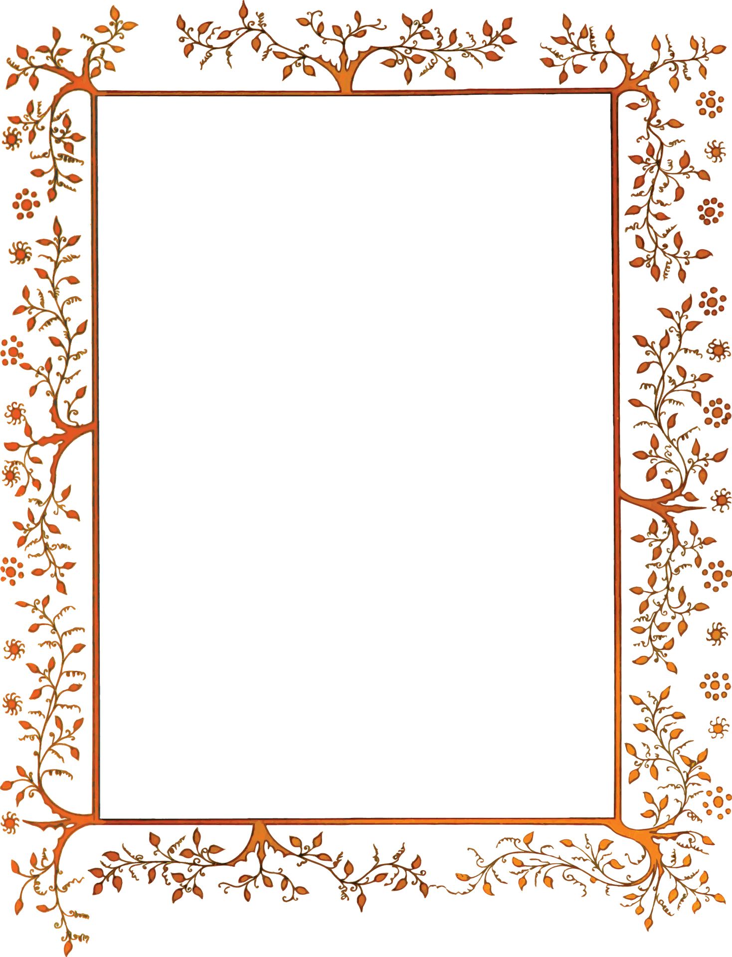 Download Elegant Floral Border Design | Wallpapers.com