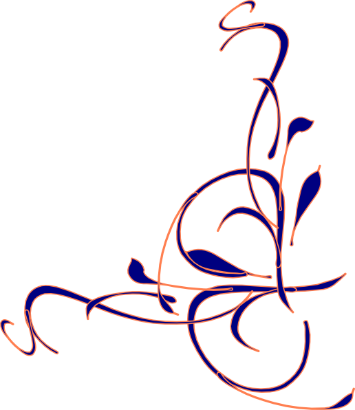 Elegant Floral Design Clipart PNG