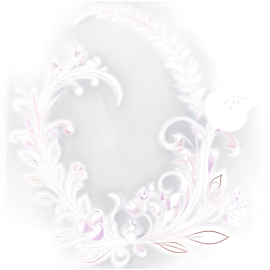 Elegant Floral Design Vector Png 06252024 PNG
