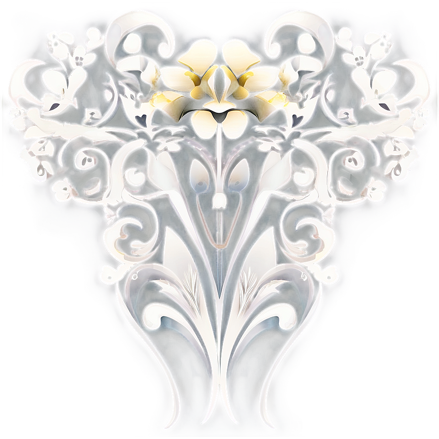 Elegant Floral Design Vector Png Vnt PNG
