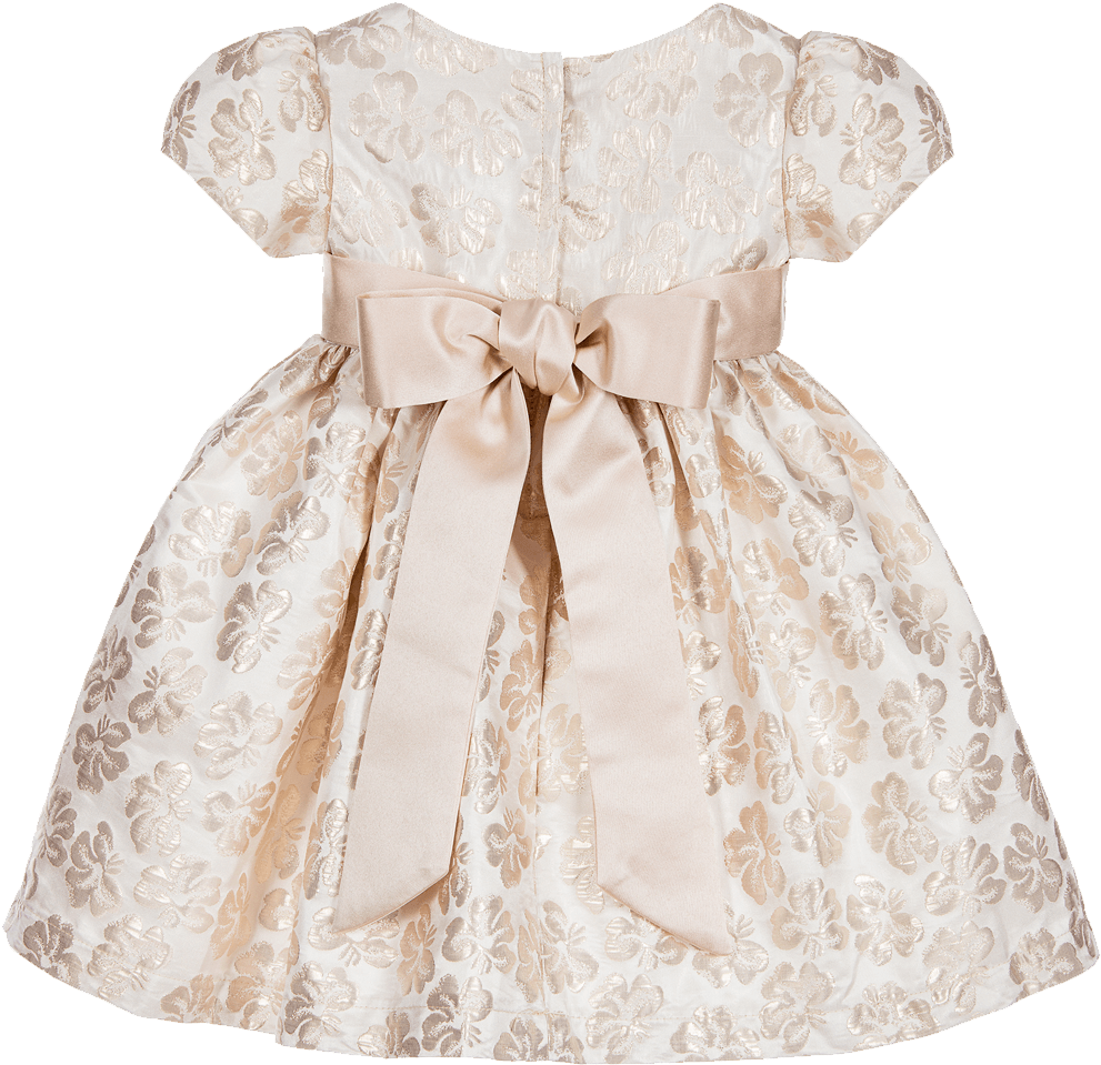 Elegant Floral Toddler Dress.png PNG