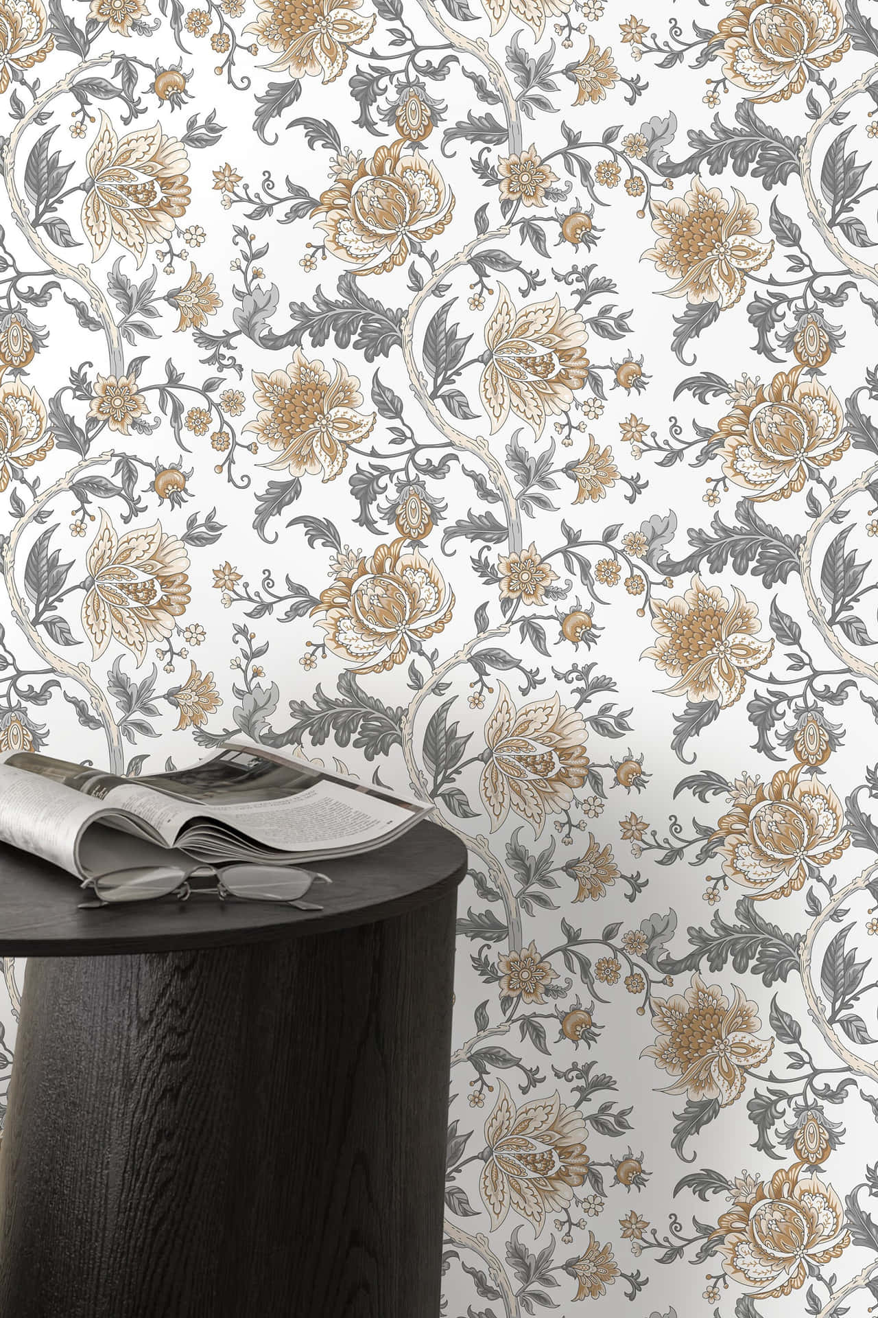 Elegant Floral Wallpaper Design Wallpaper
