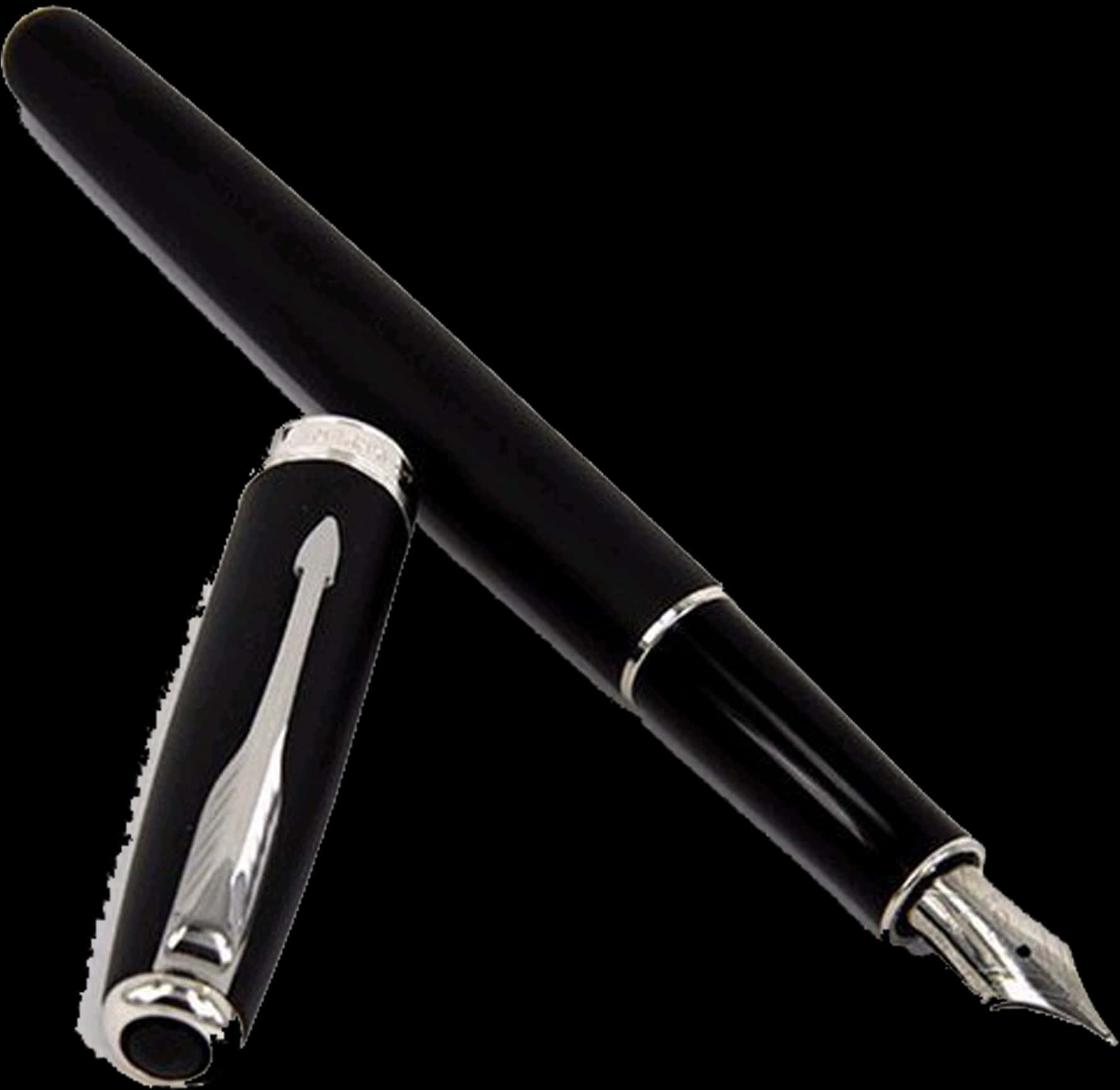 Elegant Fountain Pen PNG